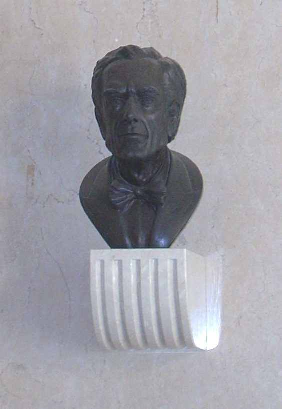 Gaetano Salvioli s bust, Ospedale Gozzadini, Bologna - 02.JPG